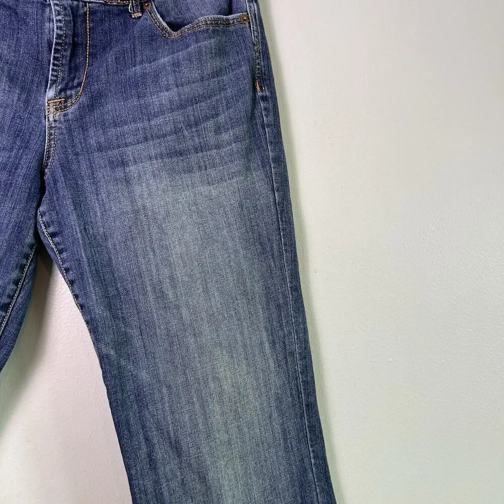 Lucky Brand Women's Sweet Low Bootcut Jeans Plus Sz 16/33 Denim Blue Med Wash